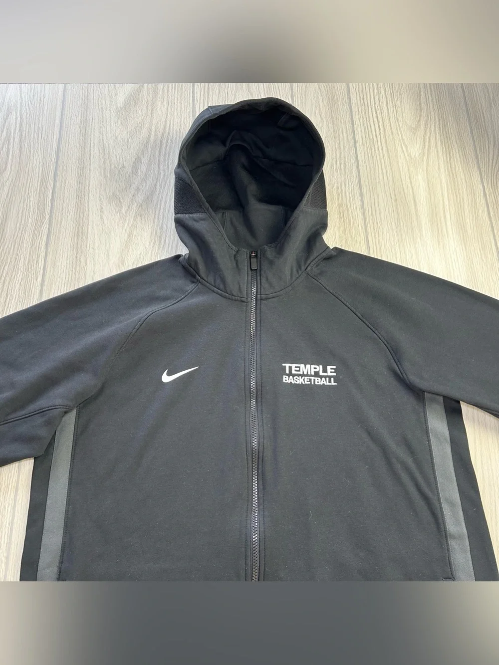 Nike Temple Owls Basketball Mens TEAM ISSUED Dri-FIT Showtime Full-Zip Jacket XL